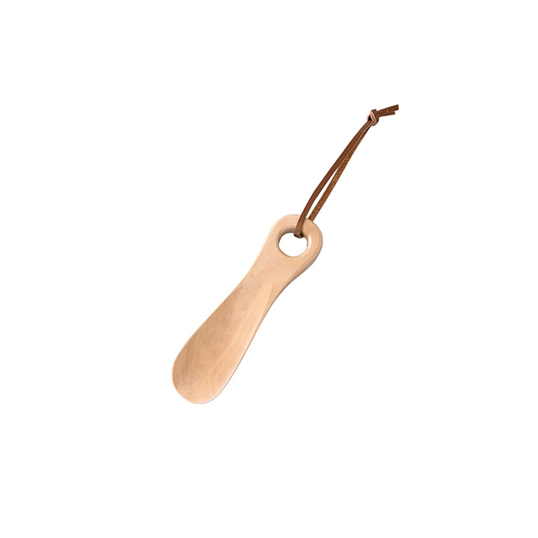 Calzador de madera natural allpaka a pedido.