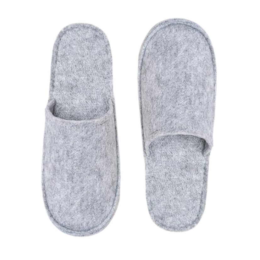 Pantufla Fiieltro para hotel allpaka a pedido.