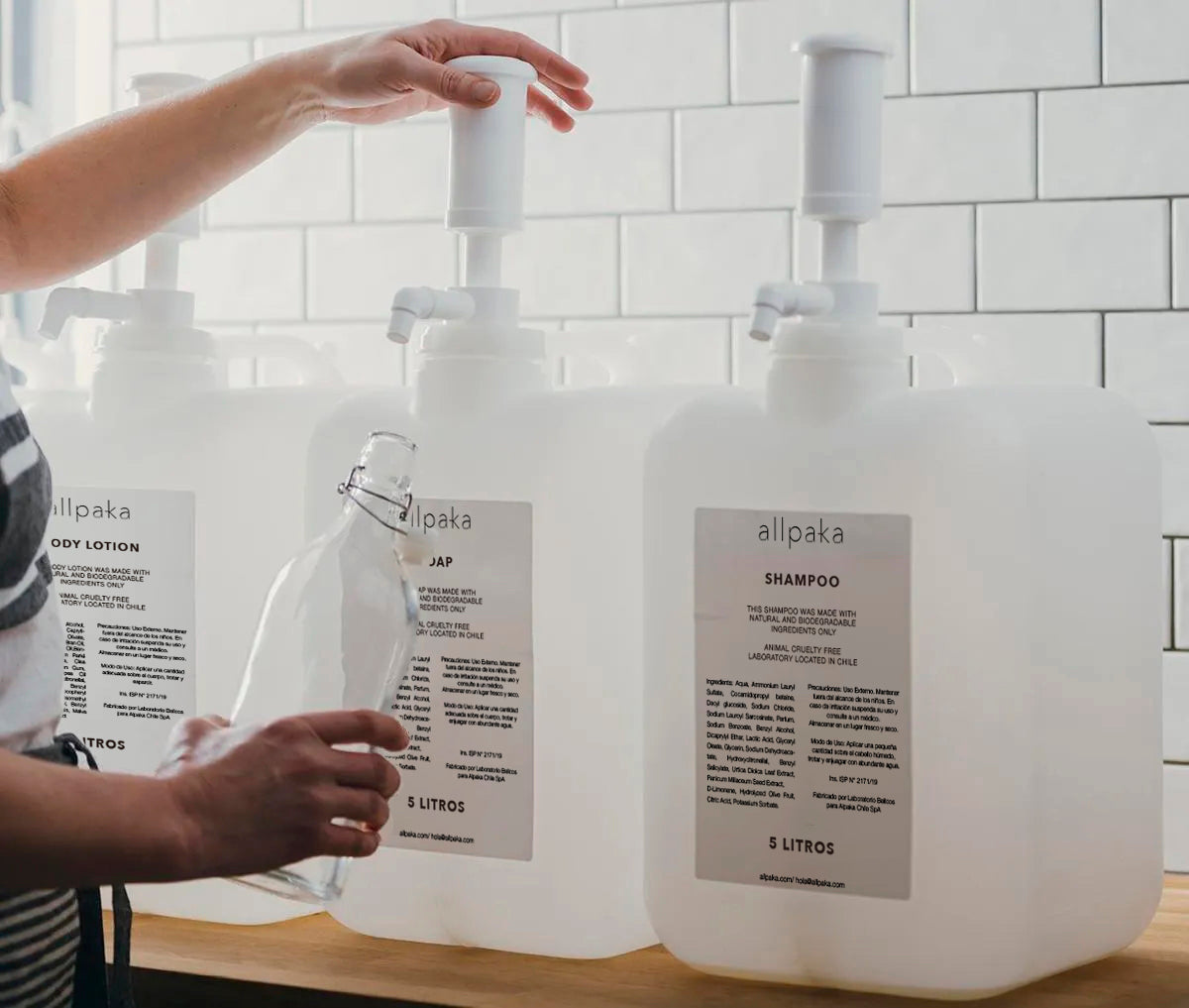 bidones de refill allpaka despachos a todo chile
